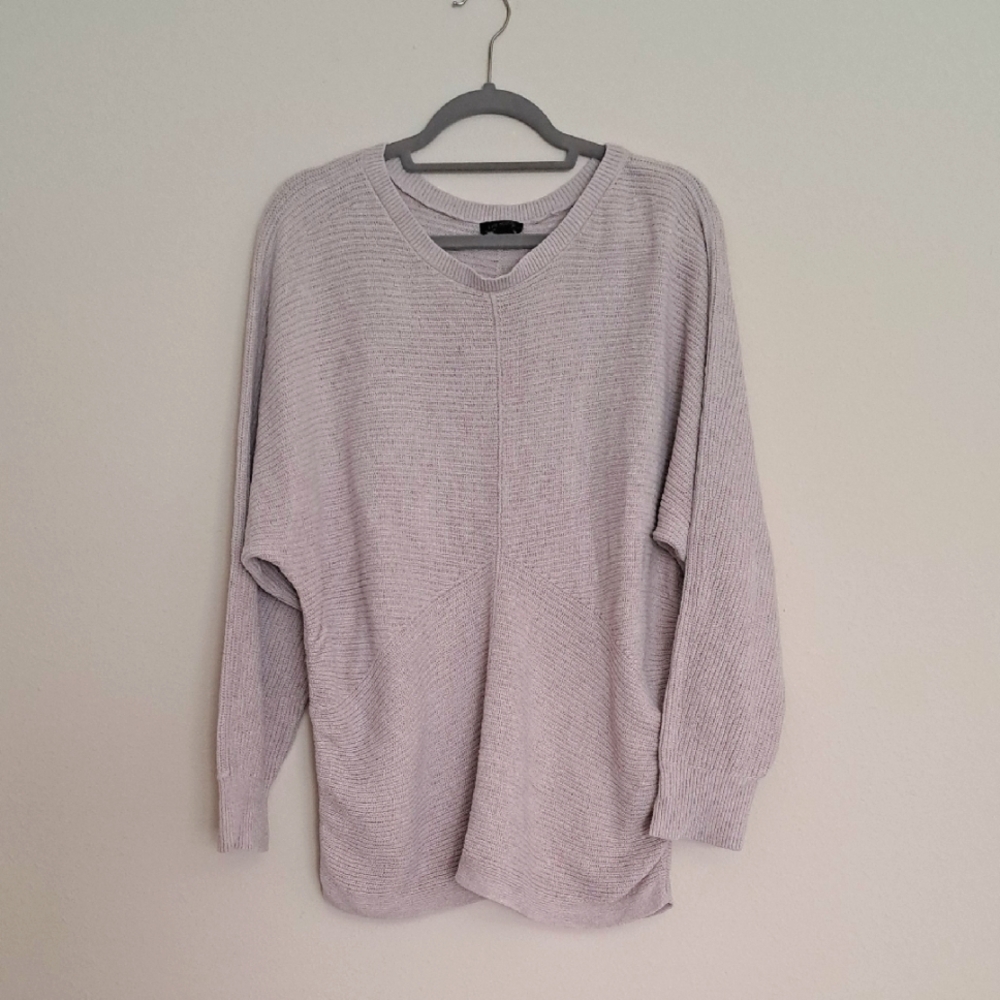 J. Jill Wearever Collection Beige Dollman Sweater size M
